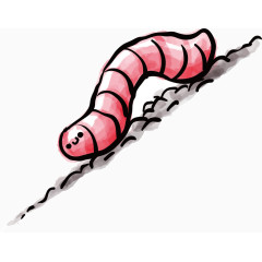 虫子卡通手绘装饰元素