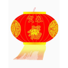 贺春灯笼素材
