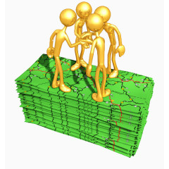 一群小人在商讨策略