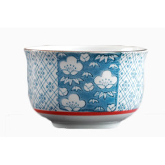 蓝彩日式饭碗