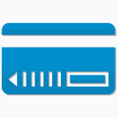 菜单从信贷Blue-Set-Icons