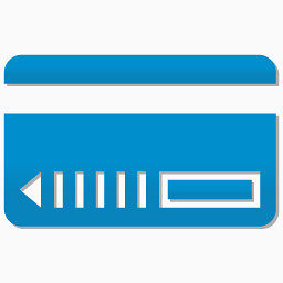 菜单从信贷Blue-Set-Icons