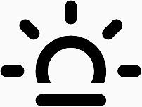 太阳低Climacons-Weather-SVG-icons
