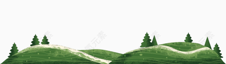 绿色山丘背景