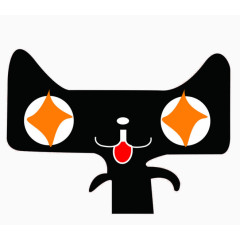 手绘卡通天猫素材