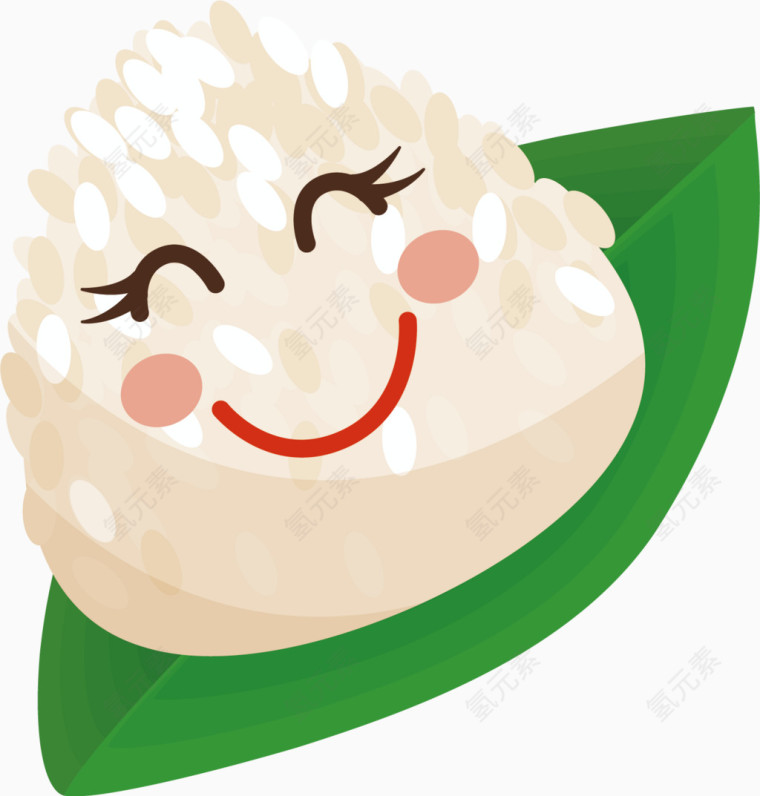端午节粽子卡通手绘装饰元素