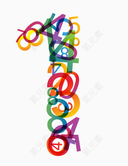 叠加数字1