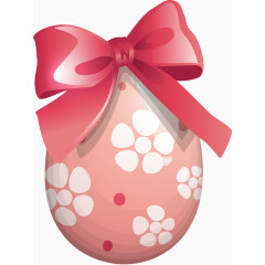 粉色蝴蝶结彩蛋