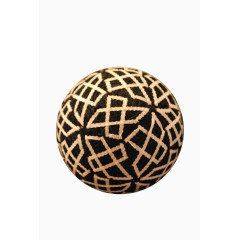 白星星绿色手鞠球矢量