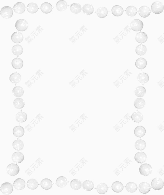 卡通手绘圆形白色边框