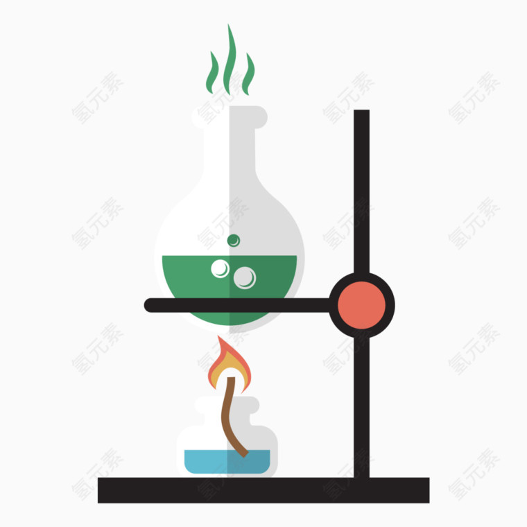 化学仪器烧瓶实验