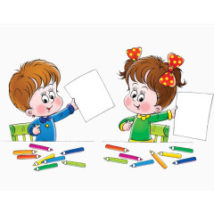 学习画画的宝宝们