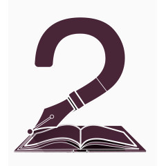 2书本钢笔艺术字