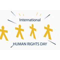 矢量手拉手小人