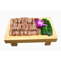 特色菜板狗肉