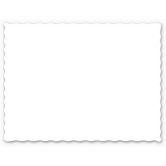 白色花边纸张
