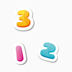 卡通数字