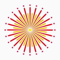 节日的烟花
