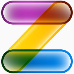 彩色果冻拼接字母z