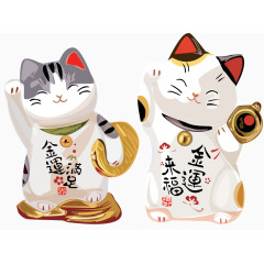 卡通招财猫