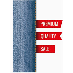 矢量高档牛仔裤