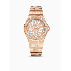 欧米茄腕表金色手表女表