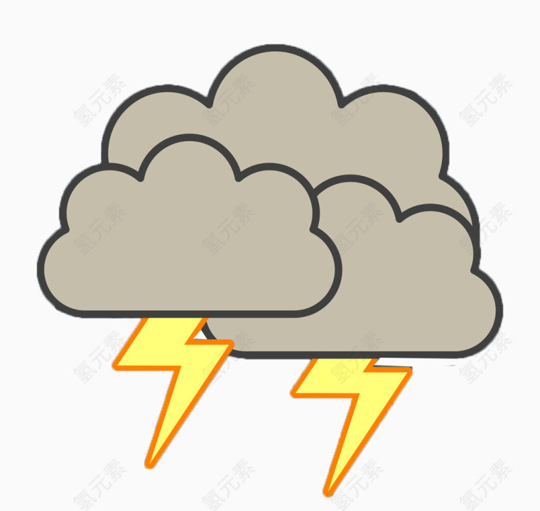 简单版的天气预报图标