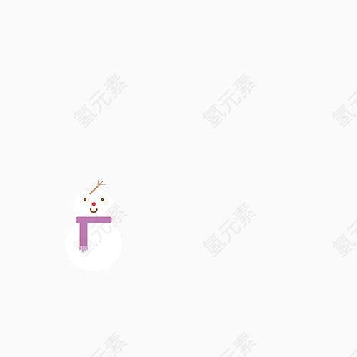 白色雪人