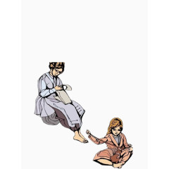 做针线活的妈妈