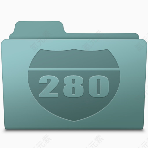 柳树路线文件夹图标