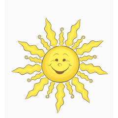 卡通太阳素材
