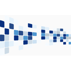 蓝色环形方格矢量