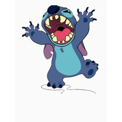 龇牙咧嘴的恐龙