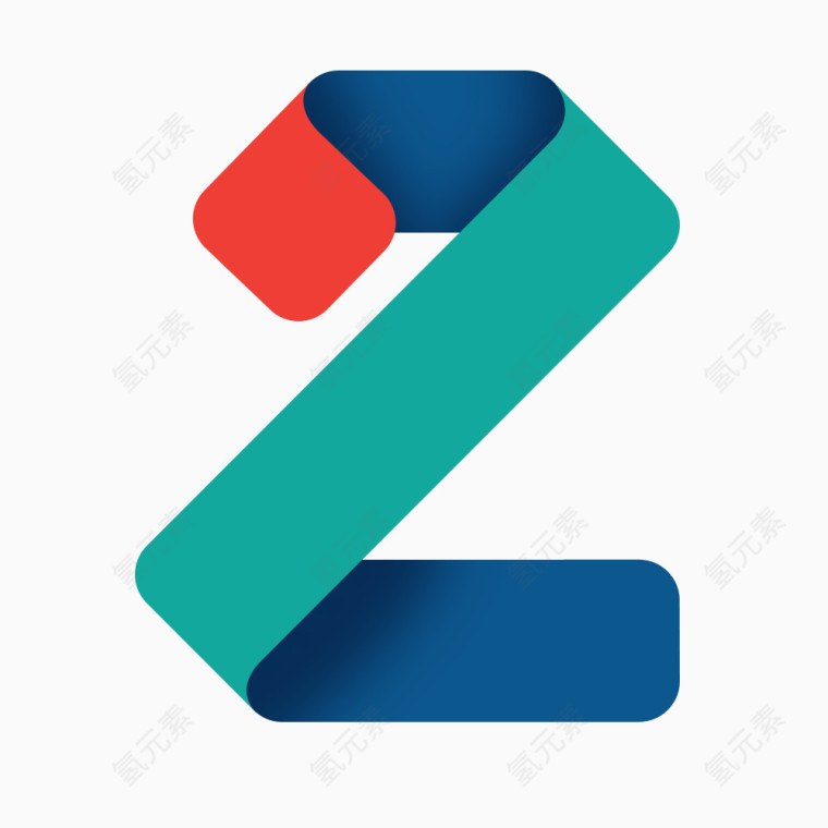数字标签创意数字2