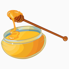 卡通蜂蜜玻璃罐
