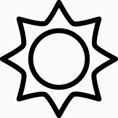 占星术夏天图标