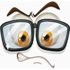 矢量创意设计愤怒表情图标