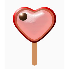 粉色立体冰淇淋