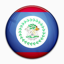 国旗的伯利兹world-flag-icons