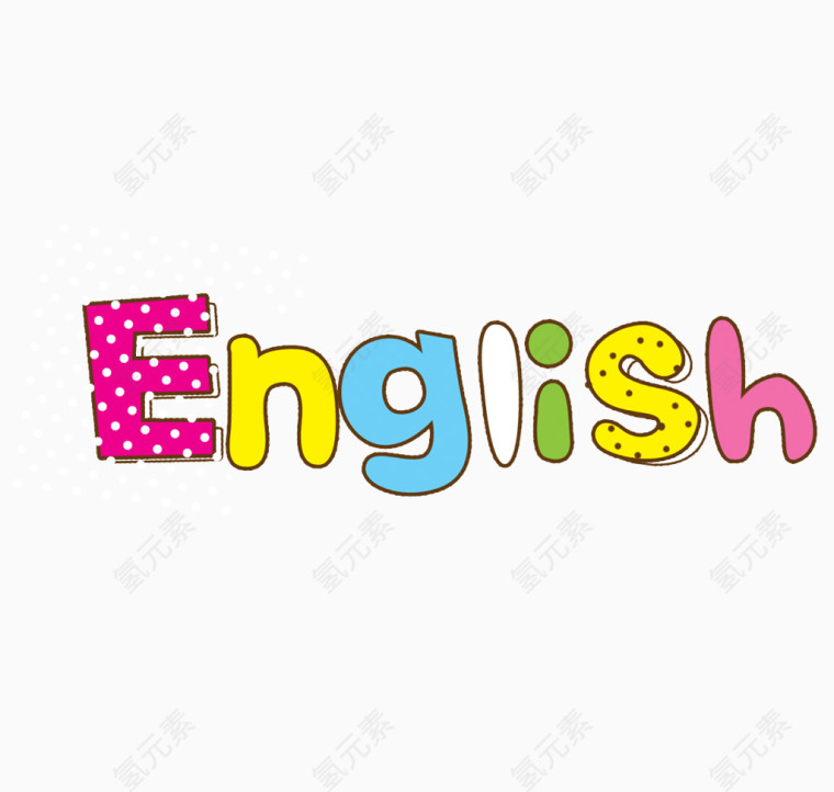 ENGLISH字体