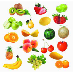 卡通水果素材卡通3d水果图片