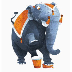 卡通大象