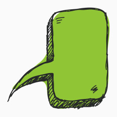 手绘漫画对话框