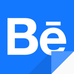 Behance的标志通信社交媒体社会网络社会flipicons |卷1