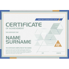 精美证件设计矢量素材