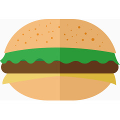 矢量汉堡包