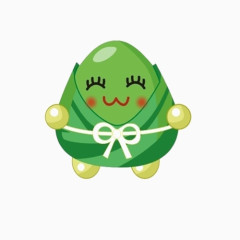 卡通手绘粽子