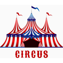 装饰图案红蓝英国风格帐篷