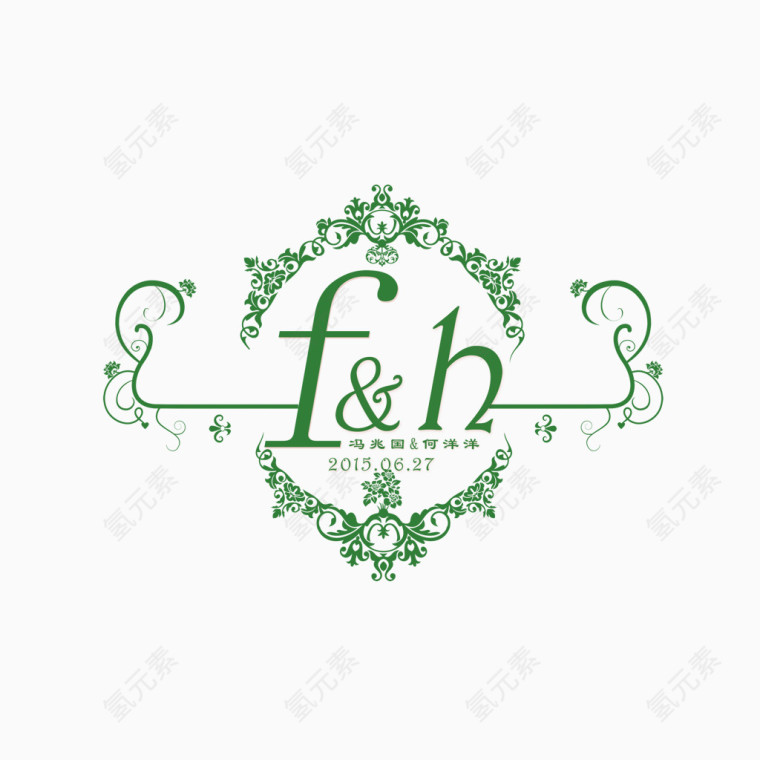 logo婚礼素材