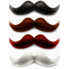 各种颜色的胡子